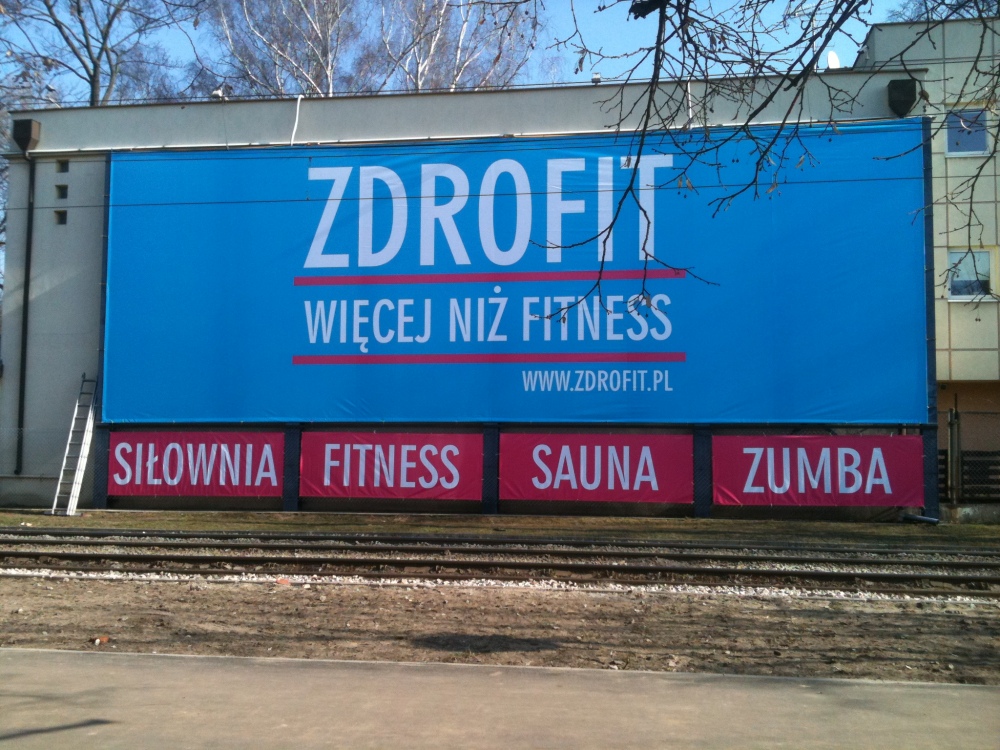 Zdrofit banner reklamowy